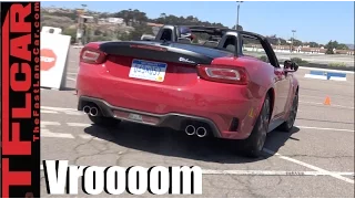 2017 Fiat 124 Abarth Spider 1.4L Turbo Exhaust: Be the First to Hear It
