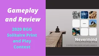 Nevermind: The Distraction Gameplay and Review - BGG Solo Games Contest 2020