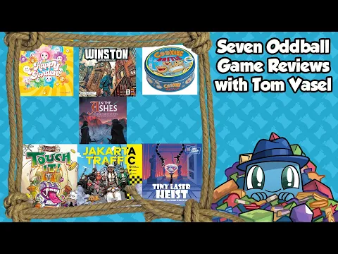 7 Short Oddball Games - with Tom Vasel