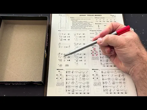 Away Team Bingo How to Play and Solo Playthrough