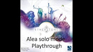 Etherstone solo playthrough (Alea automa)
