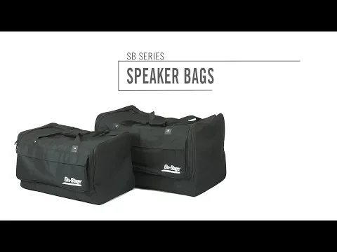 Product video thumbnail for On-Stage SB1200 SB Series 12-Inch Speaker Tote Bag