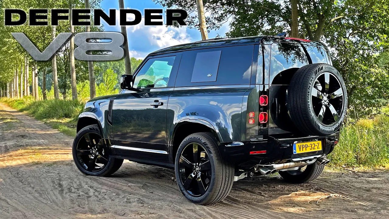 my LAND ROVER DEFENDER 90 V8 525HP | REVIEW on AUTOBAHN