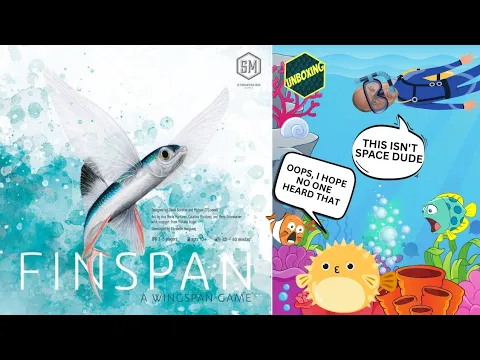 Finspan - A boardgamechuck Unboxing + A Surprise!