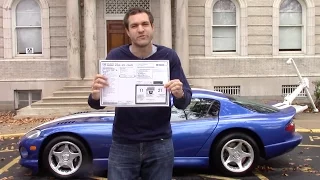 Dodge Viper Gas Mileage Challenge! City MPG vs. Hypermiling!