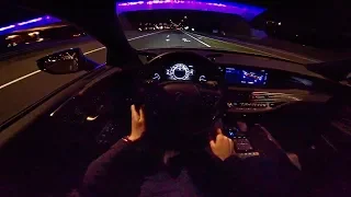 2018 Lexus LS PRESIDENT | NIGHT DRIVE POV | by AutoTopNL