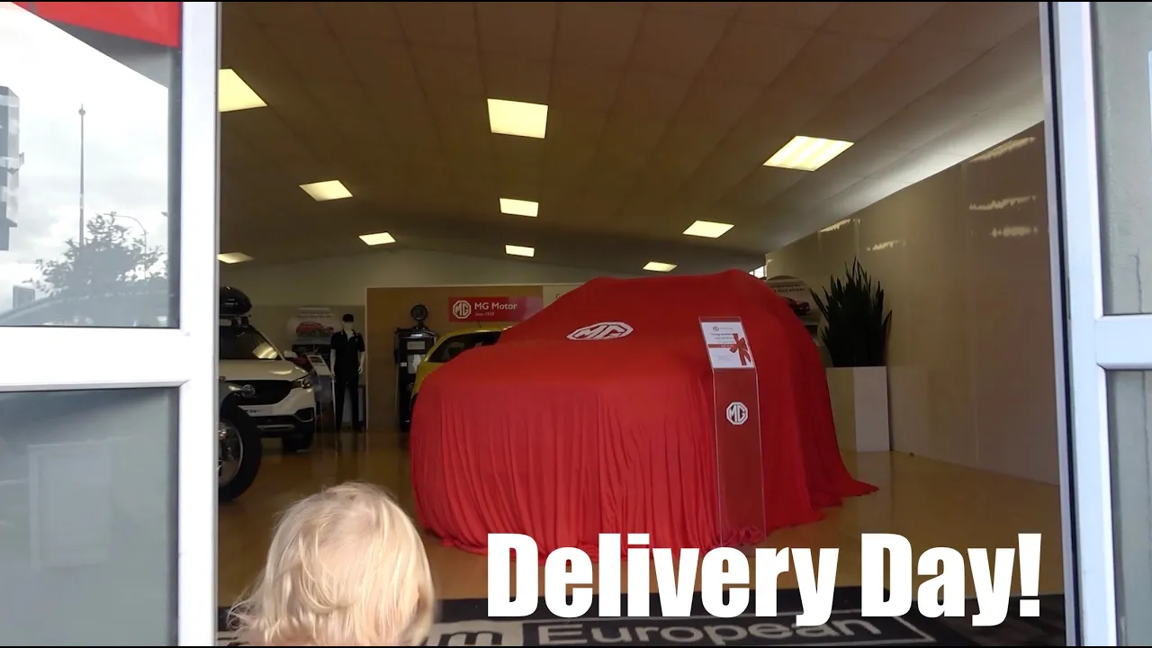Taking delivery of our MG ZS EV