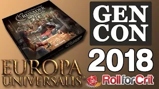 Crusader Kings + Europa Universalis Board Game Impressions | Gen Con 2018