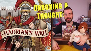 Hadrian's Wall | Unboxing & Thoughts | Flip & Write Daddy Board Game
