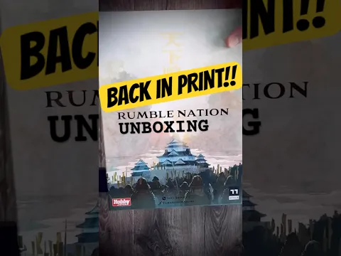 Unboxing the 2025 Edition of Rumble Nation! This area control dice game is back in print!