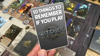 10 Tips You Don't Want to Forget for The Witcher: Old World
