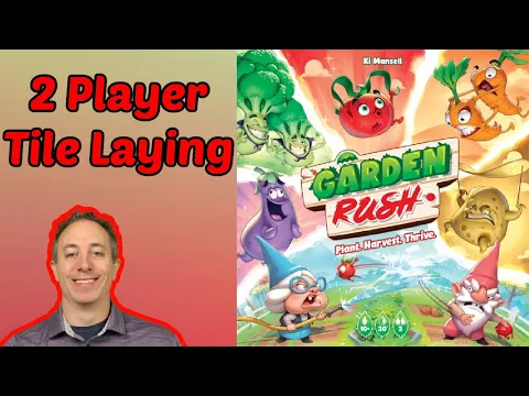 Garden Rush Review - 2 Player Tile Laying Game