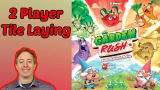 Garden Rush Review - 2 Player Tile Laying Game