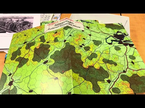 Grognard sims New armored night game unboxing from consim expo 2023