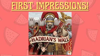 Hadrian's Wall - First Impression!