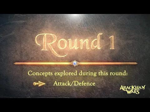 AracKhan Wars competitive battle card game Round phases & Attack-Defense concepts Tutorial 2/5