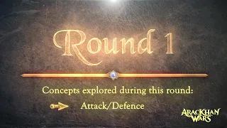 AracKhan Wars competitive battle card game Round phases & Attack-Defense concepts Tutorial 2/5