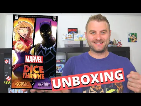 Marvel Dice Throne: Captain Marvel V Black Panther Unboxing