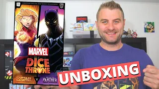 Marvel Dice Throne: Captain Marvel V Black Panther Unboxing