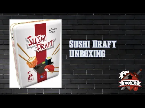 Sushi Draft Board Game Unboxing | Components, Cards & First Look