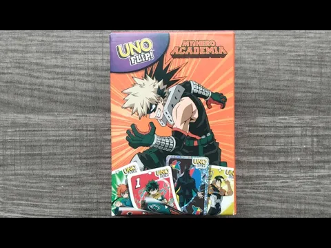 McDonald's UNO Flip! My Hero Academia Card Game 2026 McDonald’s Mini