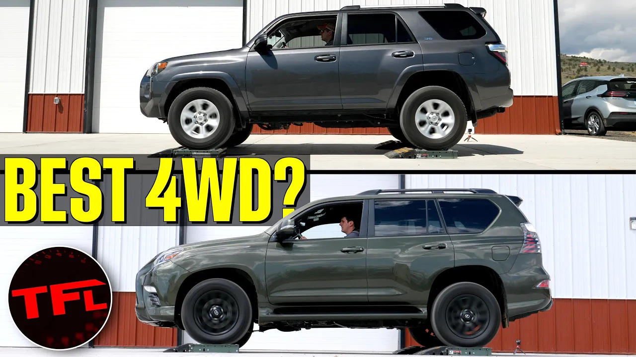 The Secret Toyota Doesn't Want You To Know: Toyota 4Runnner vs Lexus GX Slip Test & Off-Road