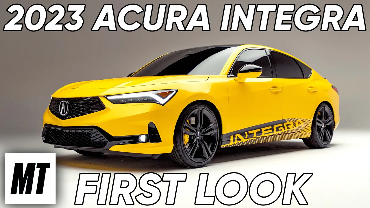 2023 Acura Integra Prototype: First Look | MotorTrend