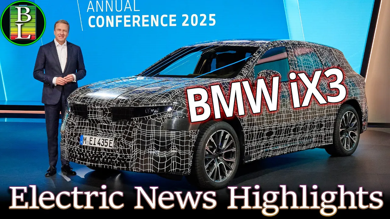 Electric News Highlights - New Class BMW iX3