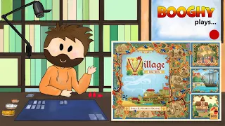 Booghy plays... Village - Big Box(3p, Playthrough, Review)