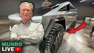 First look at Tesla Cybertruck’s suspension.