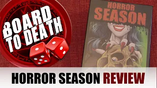 Horror Season Halloween Scary Party Board Game Review by Board to Death TV