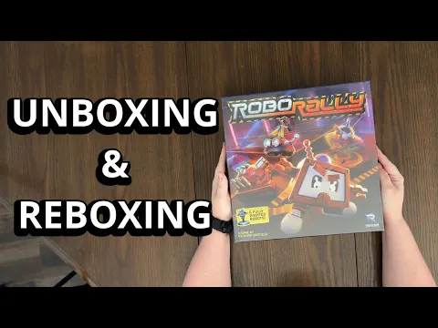 Robo Rally - Board Game Unboxing & Reboxing - See What's In The Box
