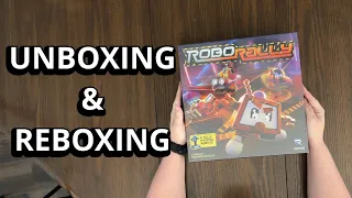 Robo Rally - Board Game Unboxing & Reboxing - See What's In The Box