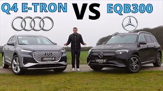 Hvilken ELBIL skal du vælge til familien...? Audi Q4 E-Tron VS Mercedes EQB!