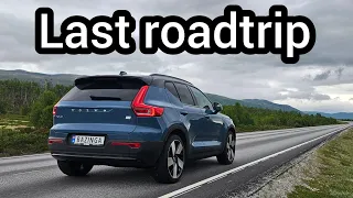 Last mile of the way 😶 Driving 450km north. Range Test