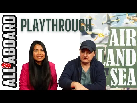 AIR LAND AND SEA | Board Game | 2-Player Playthrough | Battling on All Fronts