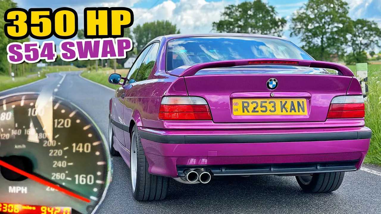 BMW M3 E36 EVO *S54 SWAP* // 0-100 100-200 SOUND & POV