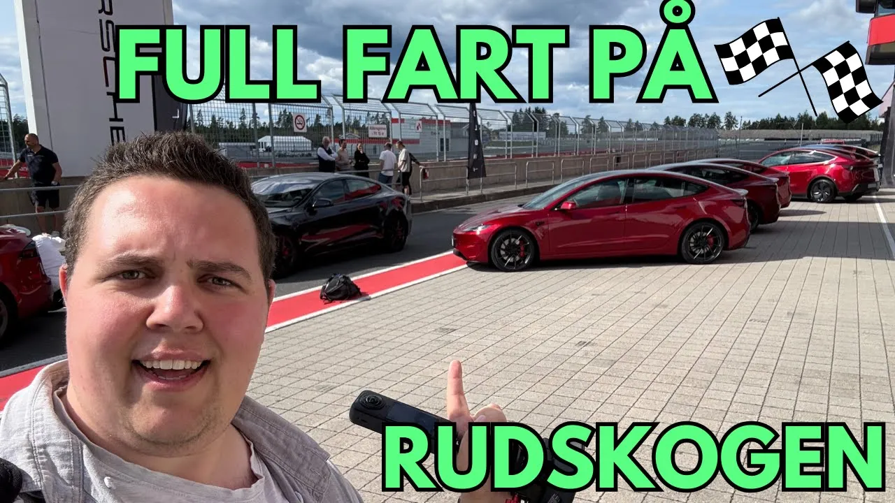 Tesla Model S Plaid vs Model 3 Performance – test på bana i Norge