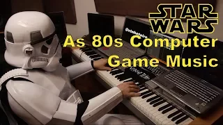 Stormtrooper plays the Star Wars Theme 8 Bit