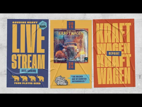 Kraftwagen: Age of Engineering - 4p Teaching, Play-through, Roundtable Discussion by Heavy Cardboard