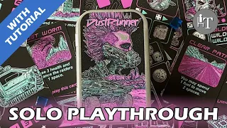 Tutorial & Solo Playthrough of DustRunner - Solo Board Game