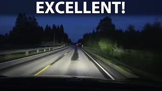 Cupra Tavascan LED Matrix headlights test