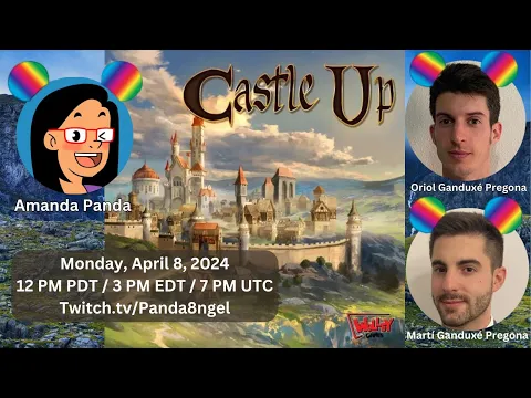 KS Preview w/ Oriol & Marti | Castle Up from Wolley Games, Live Teach & Playthrough | Twitch VOD