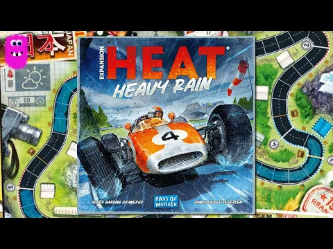 Heat: Heavy Rain, Unboxing - expansion to Heat: Pedal to the Metal