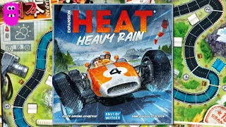 Heat: Heavy Rain, Unboxing - expansion to Heat: Pedal to the Metal