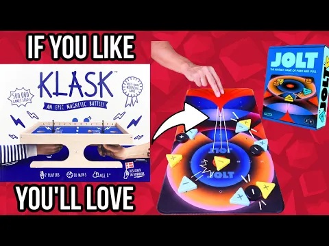 Jolt Board Game Review - Magnetic Suffleboard on the Table