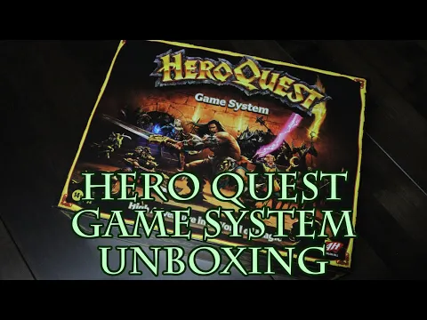 Hero Quest Game System Unboxing