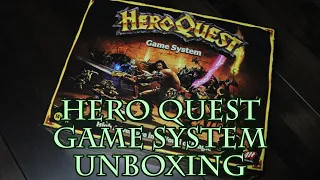 Hero Quest Game System Unboxing