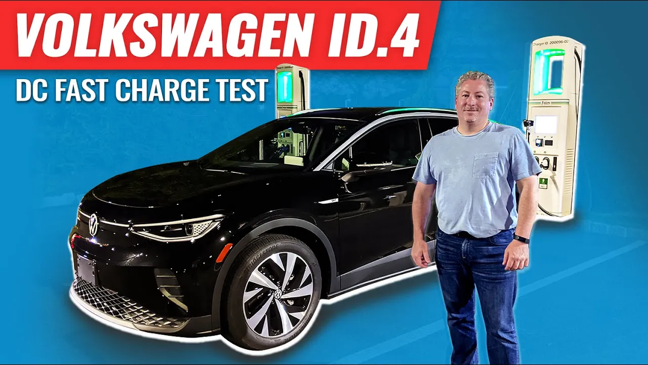 Volkswagen ID.4 0% To 100% DC Fast Charge Test