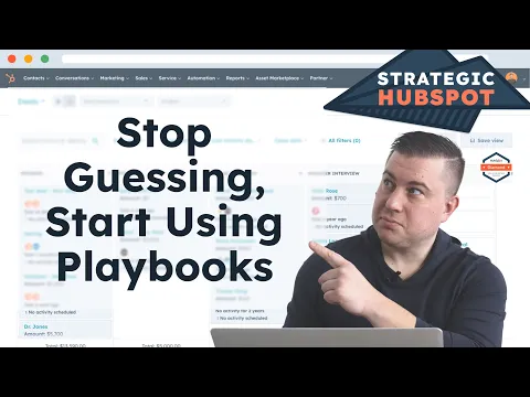 How to Use HubSpot Playbooks for Your Sales and Service Process | Strategic HubSpot Tutorial